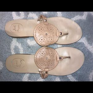 Tan Georgia style Jack Rogers